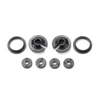 Traxxas Spring retainers upper lower (2) piston head set (2-hole) TRX3768