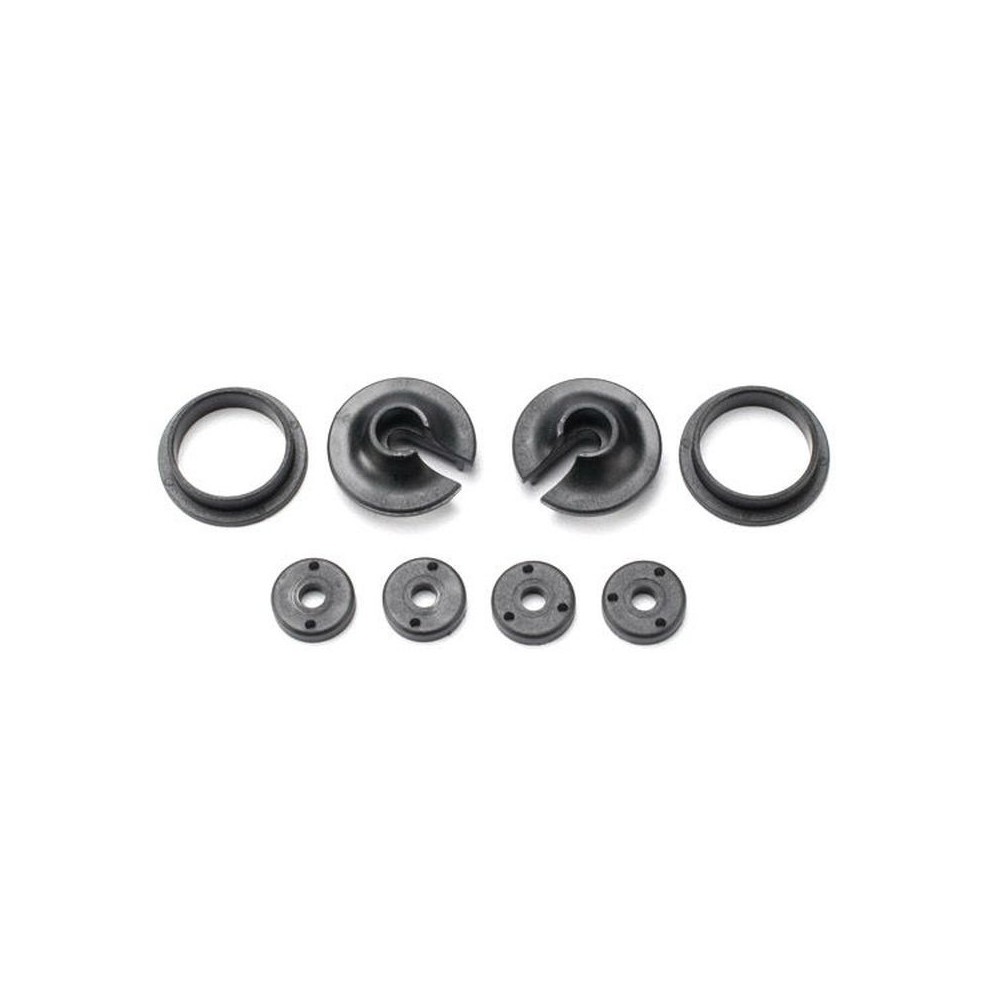 Traxxas Spring retainers upper lower (2) piston head set (2-hole) TRX3768 Traxxas Spring retainers upper lower (2) piston head set (2-hole) TRX3768