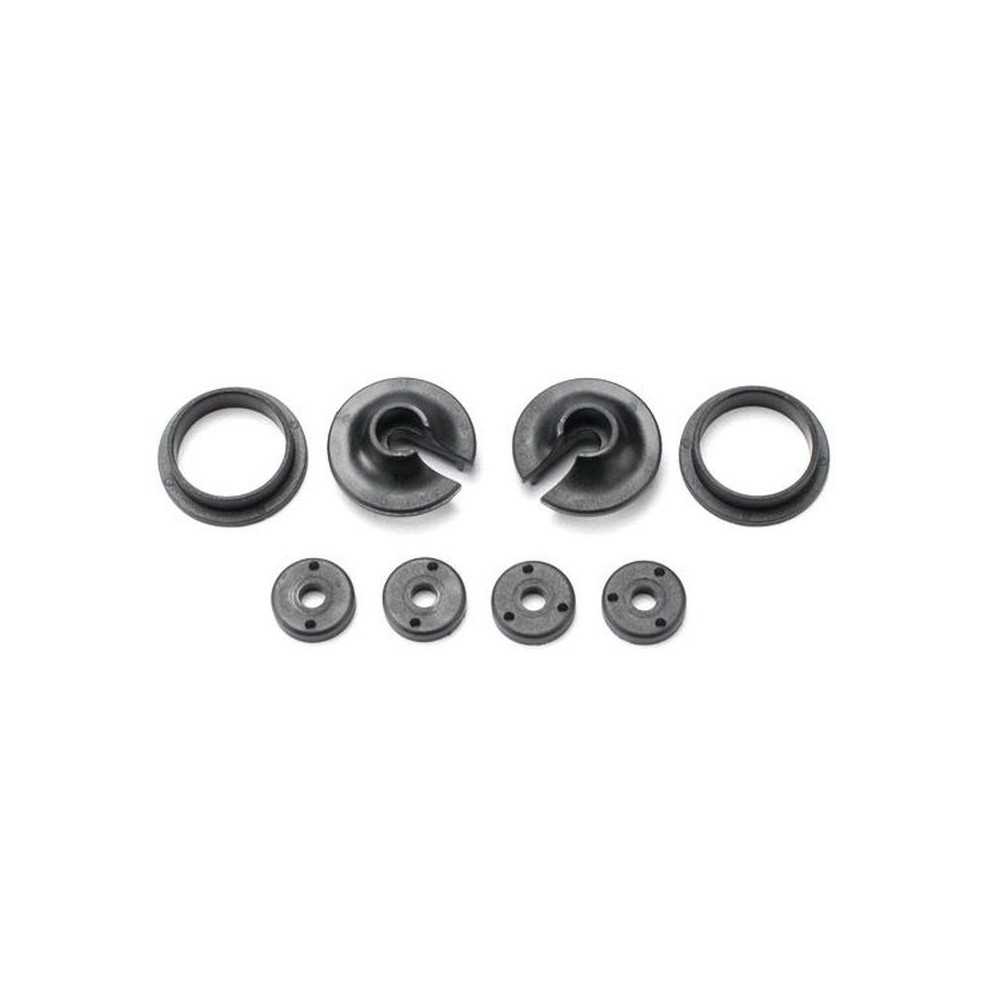 Traxxas Spring retainers upper lower (2) piston head set (2-hole) TRX3768