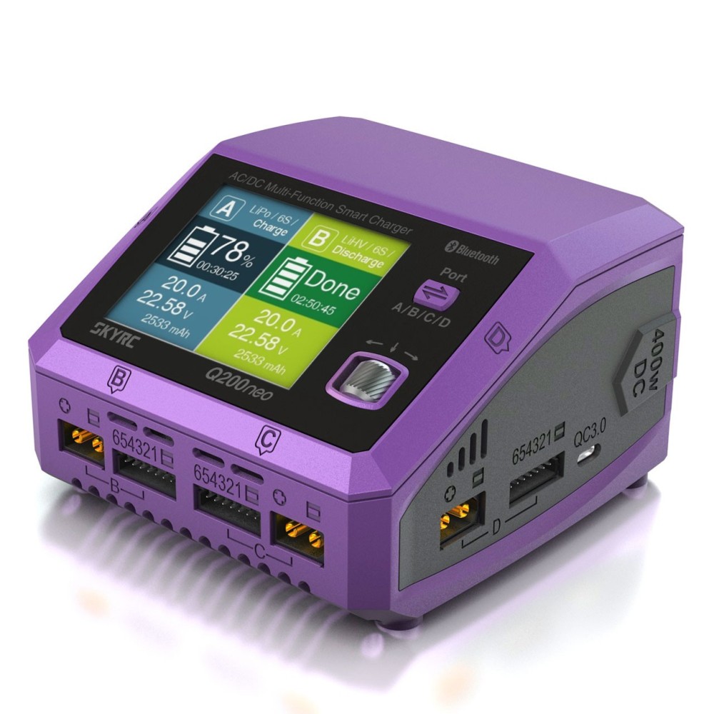 Cargador AC Q200 Neo LiPo 1-6s 10A 200W SK100197-01 Cargador AC Q200 Neo LiPo 1-6s 10A 200W SK100197-01