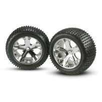 Ruedas montadas 2.8 All-Star cromadas Traxxas TRX3770