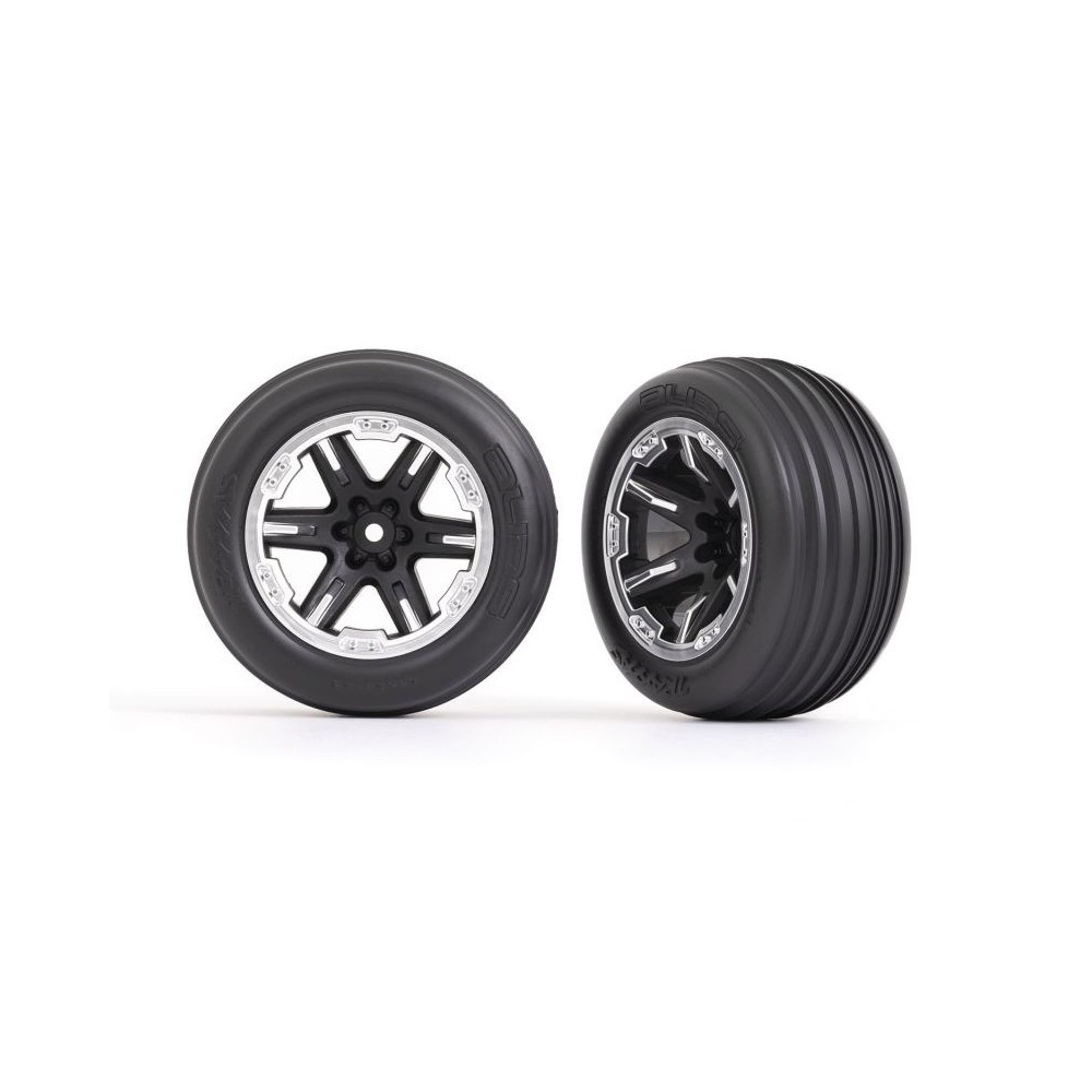 Ruedas 2.8 ribbed satinado negro RXT Traxxas TRX3771X Ruedas 2.8 ribbed satinado negro RXT Traxxas TRX3771X