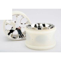 Llantas All-Star 2.8 cromadas trasera Traxxas TRX3772