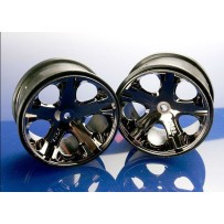 Llantas All-Star 2.8 cromo negro trasera Traxxas TRX3772A