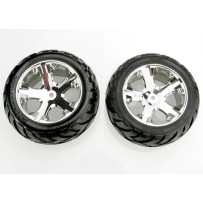 Ruedas montadas All-Star cromadas traseras Traxxas TRX3773