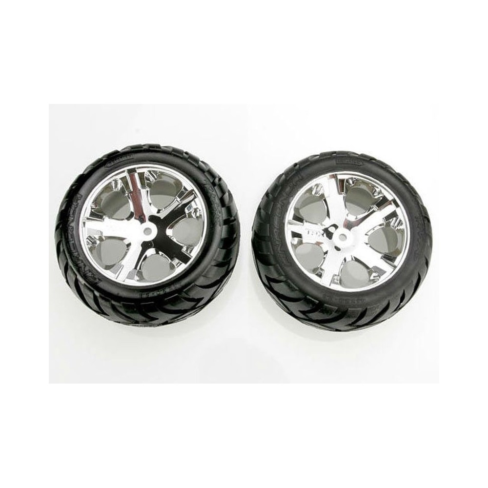 Ruedas montadas All-Star cromadas traseras Traxxas TRX3773