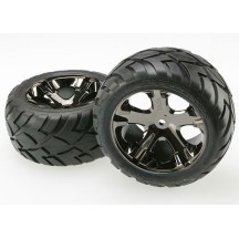 Ruedas montadas All-Star cromo negro traseras Traxxas TRX3773A