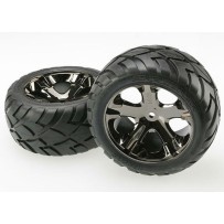 Ruedas montadas All-Star cromo negro traseras Traxxas TRX3773A