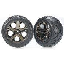Ruedas montadas All-Star cromo negro Traxxas TRX3776A