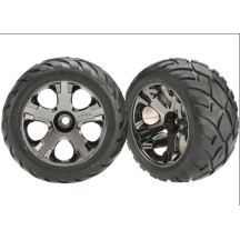 Ruedas montadas All-Star cromo negro Traxxas TRX3777A