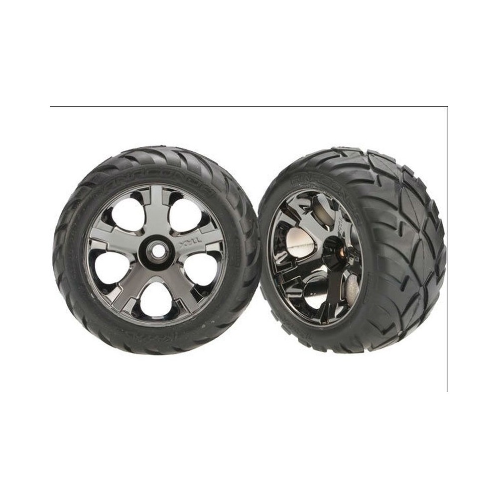 Ruedas montadas All-Star cromo negro Traxxas TRX3777A Ruedas montadas All-Star cromo negro Traxxas TRX3777A