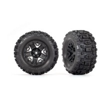 Ruedas Sledgehammer 2.8 negras ensambladas Traxxas TRX3778