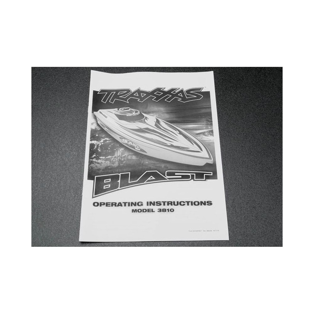 Manual propietario Blast Traxxas TRX3899X Manual propietario Blast Traxxas TRX3899X