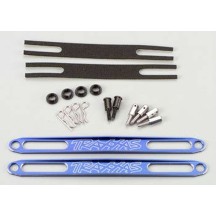 Sujetadores batería azules Traxxas TRX3923X