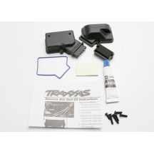 Caja del receptor sellada con almohadilla de espuma, grasa de silicona y tornillería Traxxas TRX3924