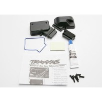 Caja del receptor sellada con almohadilla de espuma, grasa de silicona y tornillería Traxxas TRX3924