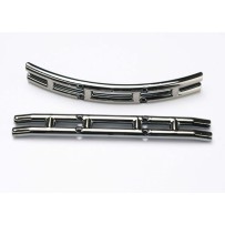 Parachoques delantero y trasero cromo negro Traxxas TRX3926
