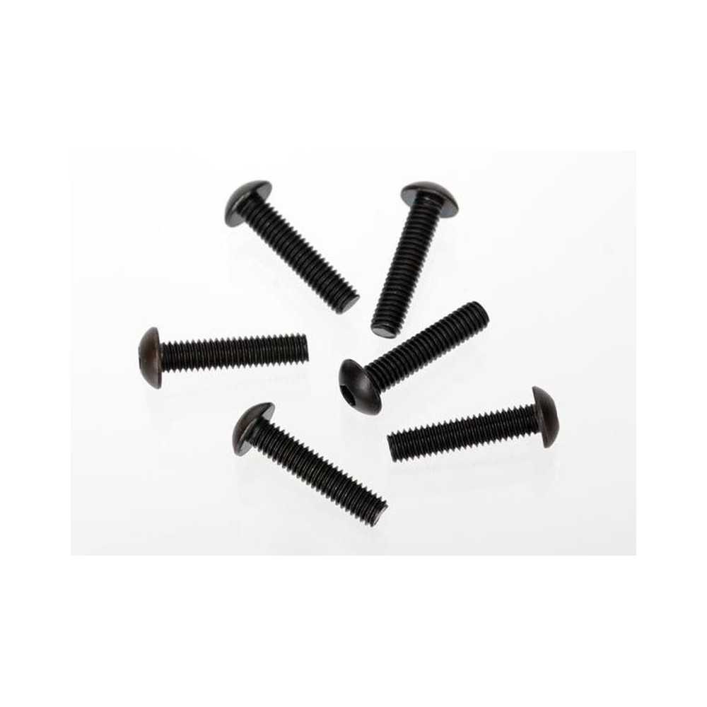 Traxxas Screws 4x18mm button-head machine (hex drive) (6) TRX3929 Traxxas Screws 4x18mm button-head machine (hex drive) (6) TRX3929