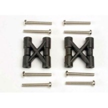 Traxxas Bulkhead cross braces (2) 3x25mm cs screws (8) TRX3930