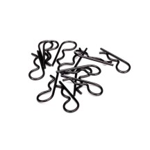 Traxxas Body clips heavy duty (black) (12) TRX3934A