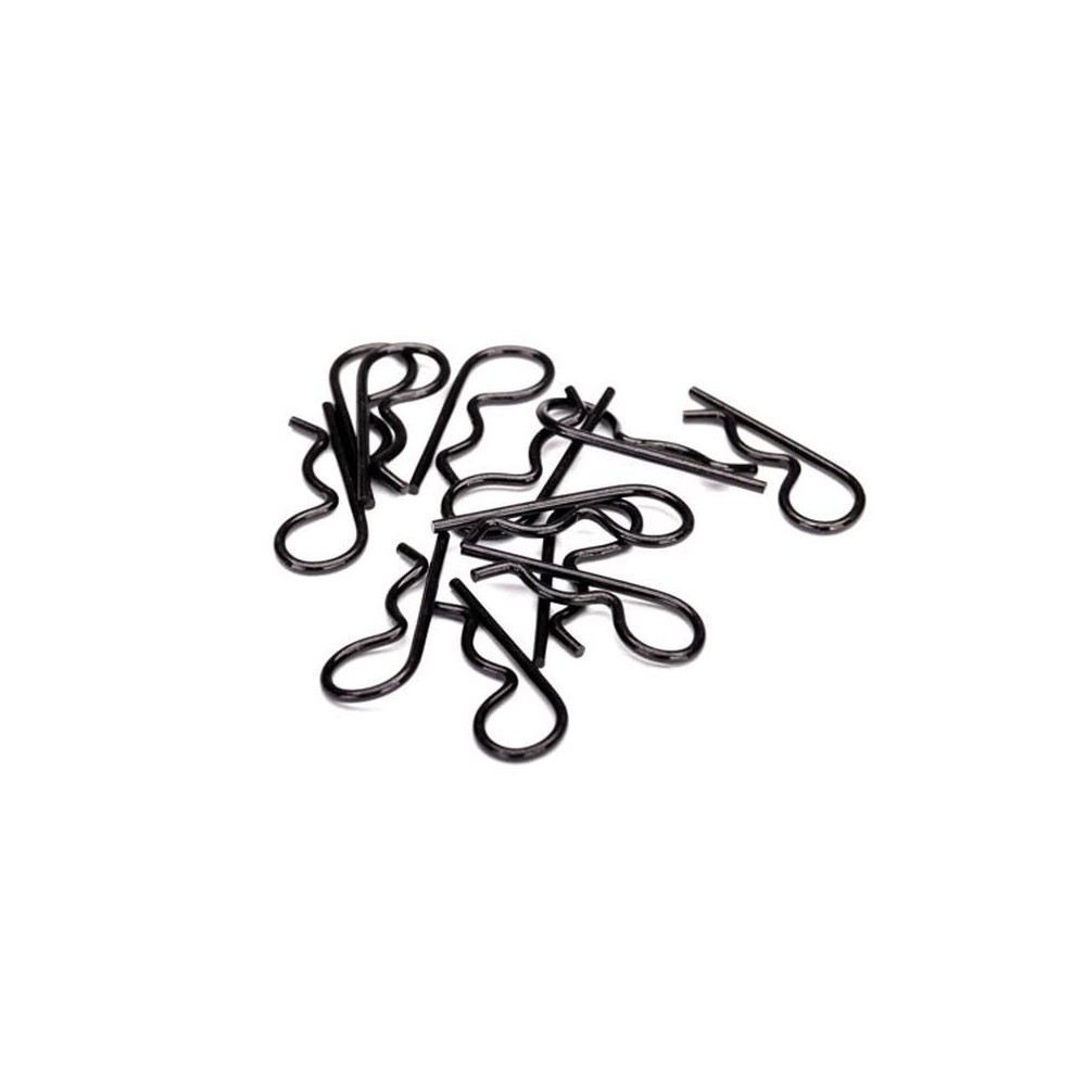 Traxxas Body clips heavy duty (black) (12) TRX3934A