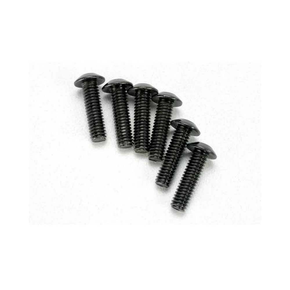 Traxxas Screws 4x14mm button-head machine (hex drive) (6) TRX3938