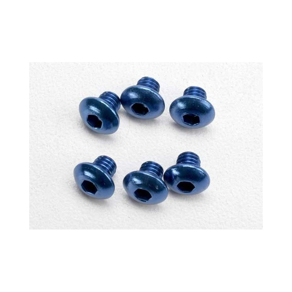 Traxxas Screws 4x4mm button-head machine aluminum (blue) (hex driv ) TRX3940 Traxxas Screws 4x4mm button-head machine aluminum (blue) (hex driv ) TRX3940
