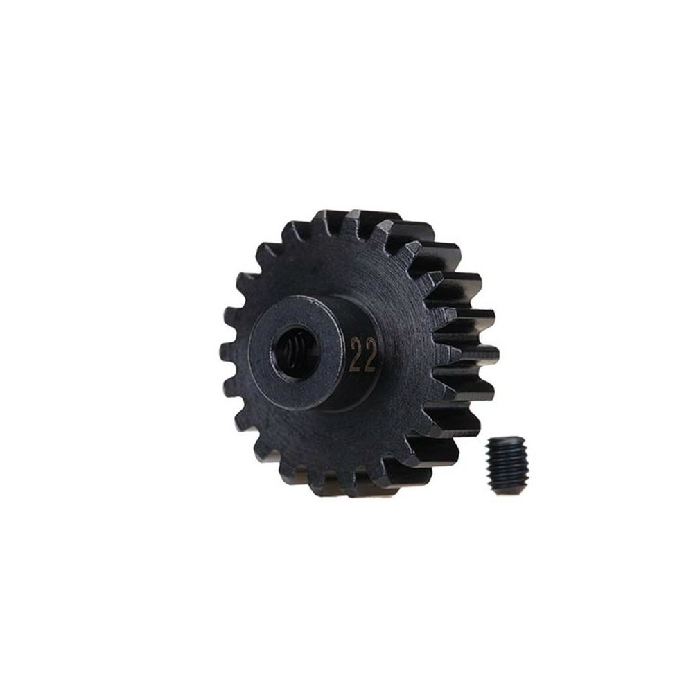 Traxxas Gear 22-t pinion (32-p) heavy duty (machined hardened steel) TRX3952X Traxxas Gear 22-t pinion (32-p) heavy duty (machined hardened steel) TRX3952X