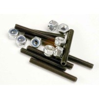 Kit de tornillos prisioneros de 3x25 mm y tuercas autoblocantes de nylon de 3 mm Traxxas TRX3962