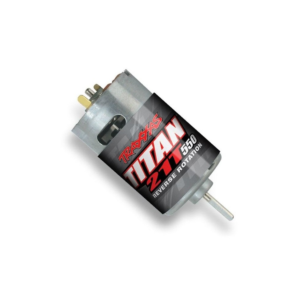 Traxxas Motor titan 550 reverse rotation (21-turns 14 volts) (1) TRX3975R Traxxas Motor titan 550 reverse rotation (21-turns 14 volts) (1) TRX3975R