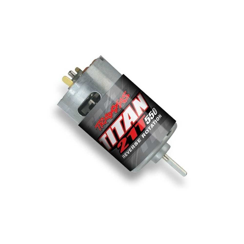 Traxxas Motor titan 550 reverse rotation (21-turns 14 volts) (1) TRX3975R