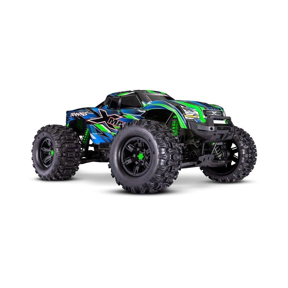 Traxxas X-Maxx Belted 4WD Brushless RTR 8S Monster Truck - Green TRX77096-4GRN Traxxas X-Maxx Belted 4WD Brushless RTR 8S Monster Truck - Green TRX77096-4GRN