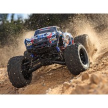 Traxxas X-Maxx Belted 4WD Brushless RTR 8S Monster Truck - Blue TRX77096-4BLUE