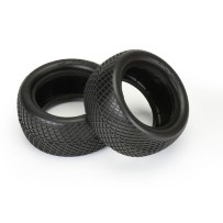 Neumaticos 1:10 AKA Viper Medium Soft traseros sin insert (2) AKA13132K