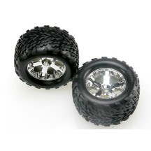 Ruedas 2.8 all-star cromadas montadas pegadas TRX4171