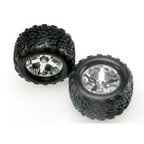 Ruedas 2.8 all-star cromadas montadas pegadas TRX4171