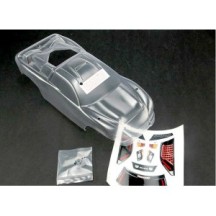 Traxxas Body nitro rustler (clear requires painting) window grill TRX4412
