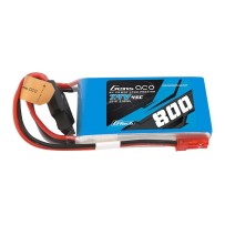 Bateria Lipo Gens ace 2S 7.4V 800mah 45C JST G-Tech GE1-0800-2JGT