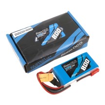 Bateria Lipo Gens ace 2S 7.4V 800mah 45C JST G-Tech GE1-0800-2JGT