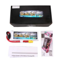 Bateria Lipo Gens Ace Soaring 3S 11.1V 2200mah 30C XT60 G-Tech GE1-2200-3X6GT