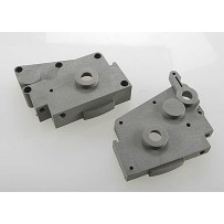 Mitades de caja de cambios grises izquierda y derecha Traxxas TRX4491A
