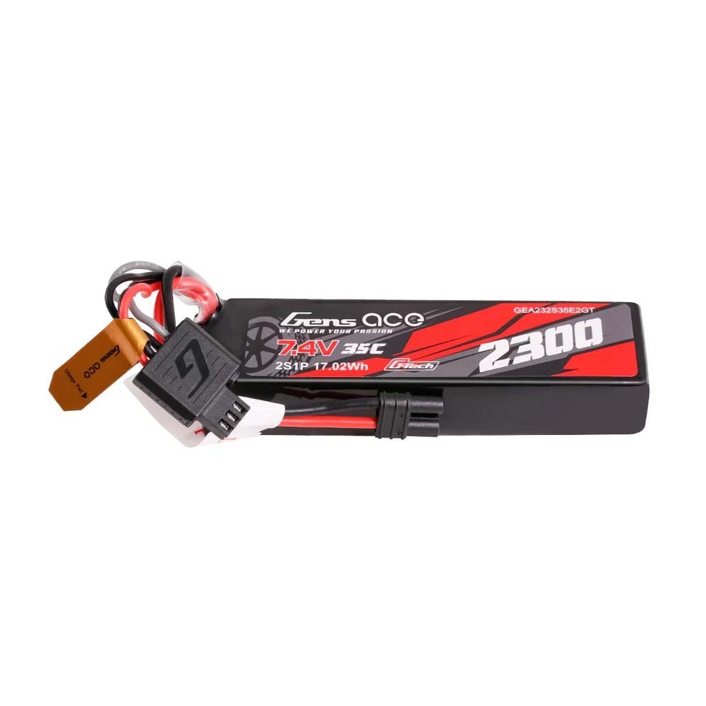 Bateria Lipo Gens Ace G-Tech Hard 2S 7.4V 2300mah 35C EC2 GEA232S35E2GT Bateria Lipo Gens Ace G-Tech Hard 2S 7.4V 2300mah 35C EC2 GEA232S35E2GT