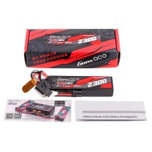Bateria Lipo Gens Ace G-Tech Hard 2S 7.4V 2300mah 35C EC2 GEA232S35E2GT