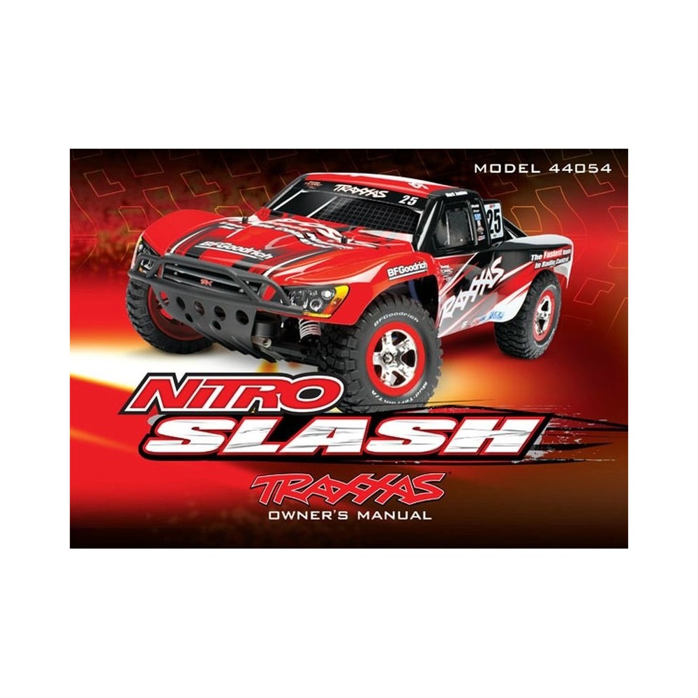 Manual del propietario del Nitro Slash Traxxas TRX4498