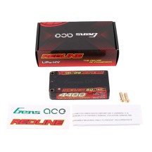 Bateria Lipo Gens Ace Redline 2.0 Shorty 2S HV 7.6V 140C 4400mah GEA44002S14S5