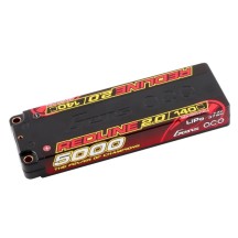 Bateria Lipo Gens Ace Redline 2.0 Low Profile 2S HV 7.6V 140C 5000mah GEA50002S14D5