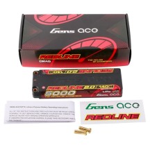 Bateria Lipo Gens Ace Redline 2.0 Low Profile 2S HV 7.6V 140C 5000mah GEA50002S14D5