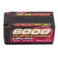Bateria Lipo Gens Ace Redline 2.0 Shorty 4S HV 15.2V 140C 6000mah GEA60004S14S