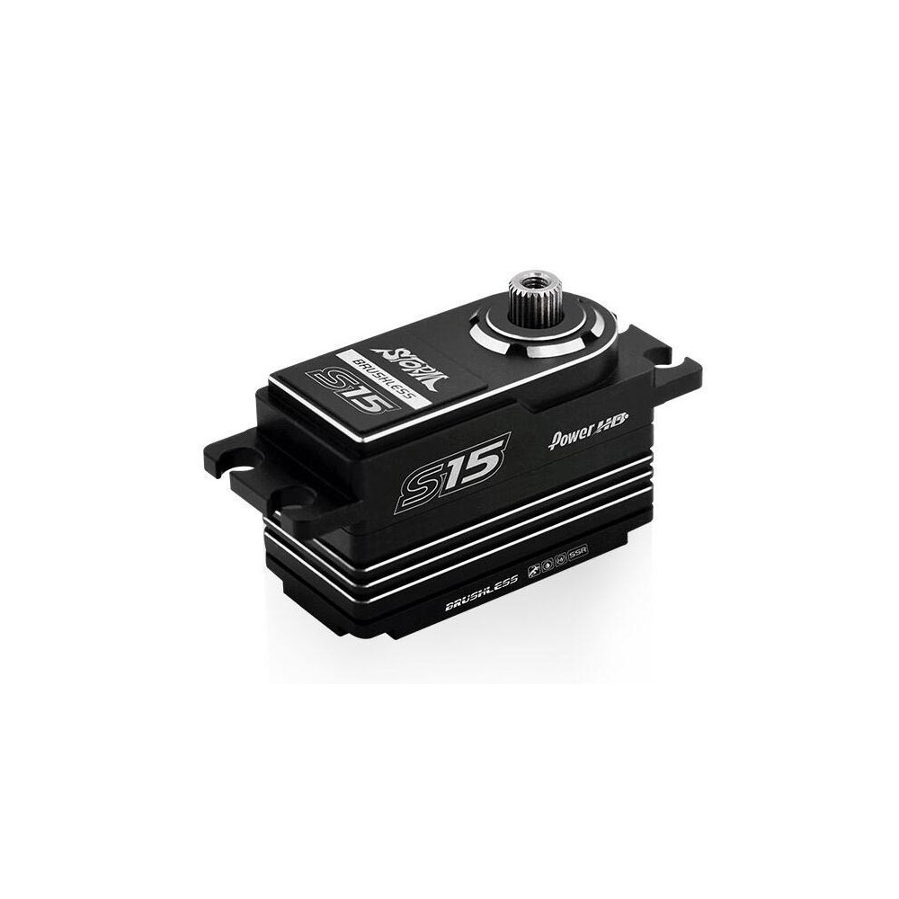 Servo Power HD S15 Low Pro HV MG brushless alu case SSR MG 15kg/0.06s HD-S15 Servo Power HD S15 Low Pro HV MG brushless alu case SSR MG 15kg/0.06s HD-S15