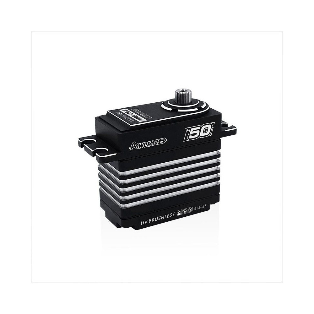 Servo Power HD T50 HV MG Brushless alu case (50kg/0.065s) HD-T50-BHV